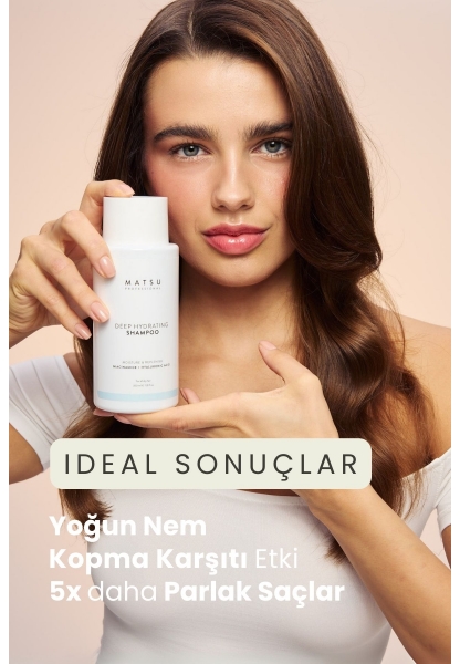 Kuru Saçlar Için Yoğun Nemlendirici Ve Kopma Karşıtı Deep Hydrating Saç Bakım Şampuanı 350 ml