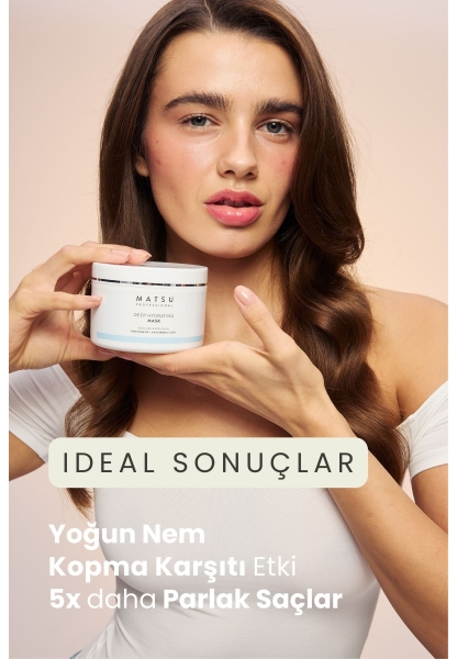 Kuru Saçlar Için Yoğun Nemlendirici Ve Kopma Karşıtı Deep Hydrating Saç Bakım Maskesi 350 ml