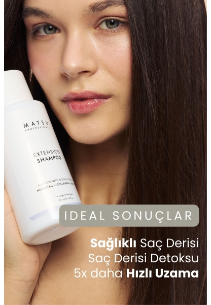 Yavaş Uzayan Saçlar Için Saç Derisini Güçlendiren Extension Hızlı Uzama Saç Bakım Şampuanı 350 ml