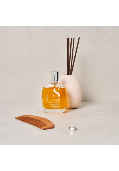 Keymen - Semi Di Lino Curls Multi-Benefit Çok Yönlü Bakım Yağı 100 Ml