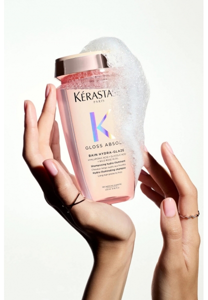 Gloss Absolu Bain Hydra-Glaze Elektriklenmeye Eğilimli Saçlar Için Parlaklık Veren Şampuan 250 ml