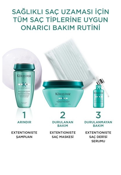 Kerastase Bain Extentioniste Daha Sağlıklı Uzayan Güçlü Saçlar İçin Onarıcı Şampuan
