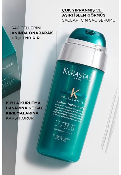 Kerastase Sérum Thérapiste Çok Yıpranmış ve Aşırı İşlem Görmüş Saçlar için Onarıcı Serum