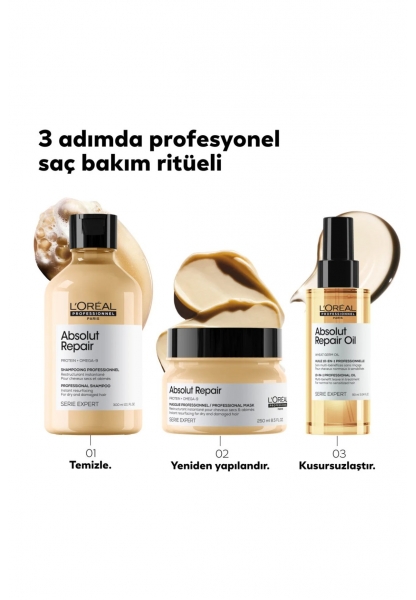 L'oreal Professionnel Serie Expert Absolut Repair Yıpranmış Saçlar Için Onarıcı Şampuan 500ml