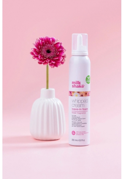 Milk_shake Whipped Cream Flower Çiçek Esanslı Vegan Durulanmayan Bakım Köpüğü 200 ml