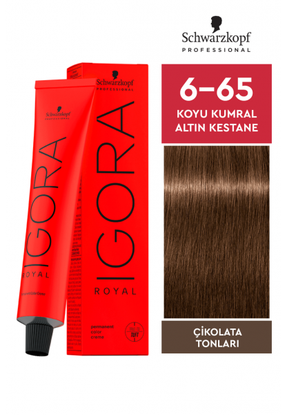 Igora Royal Saç Boyası 6-65 Koyu Kumral Altın Kestane 60ml