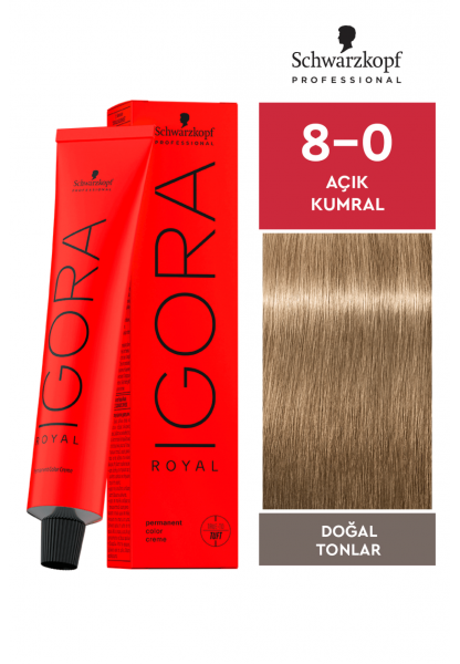 Igora Royal Saç Boyası 8-0 Açık Kumral 60 ml