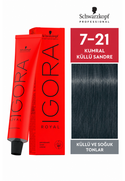Igora Royal Saç Boyası 7-21 Kumral Kumral Sandre 60 ml