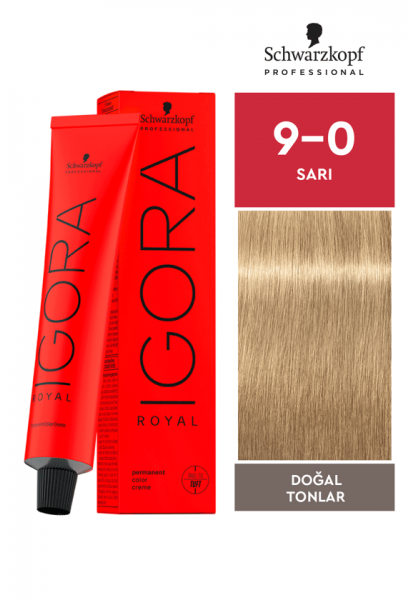 Igora Royal Saç Boyası 9-0 Sarı 60ml 
